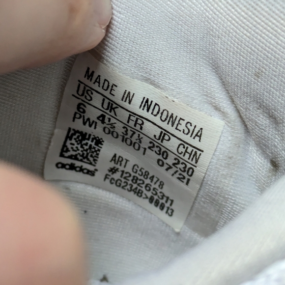 Size 6 ADIDAS EDGE LUX 4 WOMEN’S RUNNING SHOES ART G58478 Silver White - Picture 8 of 10